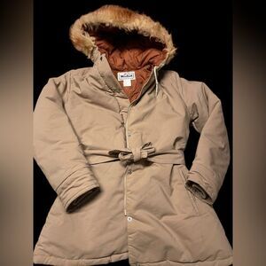 Vntg Woolrich Heavy Parka Coat Ladies Size Small